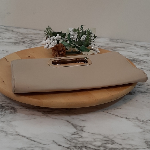 Call it spring beige rectangular hand clut… - Picture 12 of 16